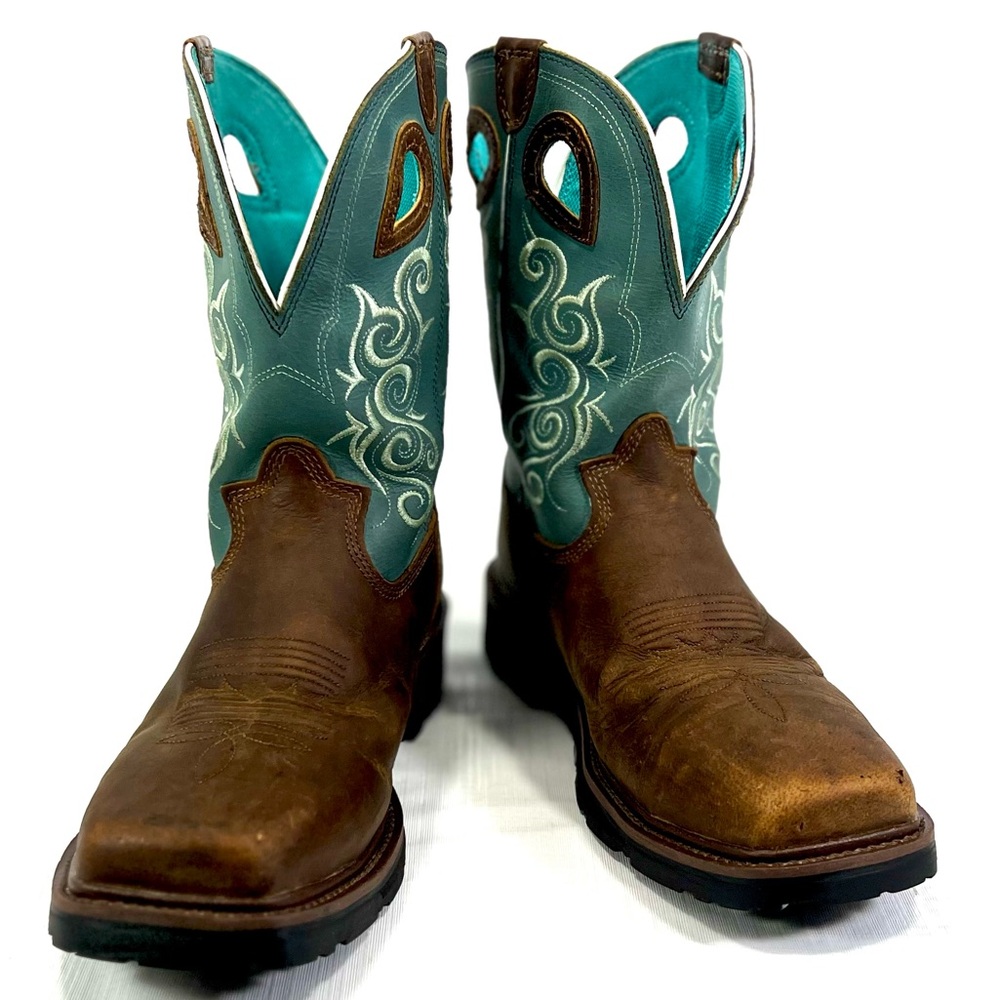 GLADEWATER - Tony Lama - Womens Safety Comp Toe Waterproof Work Boots